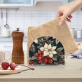 thumbnail image 2 of Yayeee Napkin Holder for Table Kitchen Paper Tissue Organization, White Christmas Leaves, 2 of 8