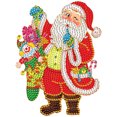 thumbnail image 2 of Cuadros Decorativos Pegatina de diamantes de Navidad 5D DIY pegatinas de pintura de Ehuebsd diamantes arte de Navidad pegatinas de diamantes decoración de vidrio de pared tarjeta de felicitac, 2 of 4