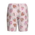 thumbnail image 2 of Lsque Strawberry Cake Mens Sleep Pajama Shorts,Short Pajama Pants, Cotton Ultra-Soft Knit-XX-Large, 2 of 9