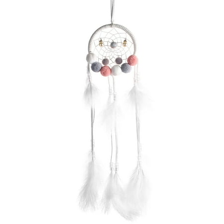 

VerPetridure Vintage Woven Dreamcatcher Bedroom Pendant Feather Creative Wind Chimes