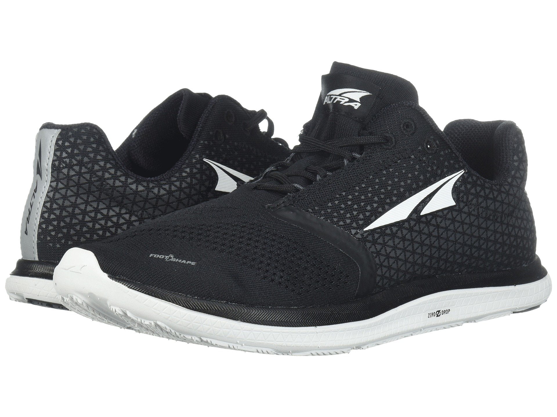 Altra Women's Solstice Zero Drop Comfort Athletic Running Shoes Black ...