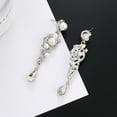 thumbnail image 4 of SEPARQI Women Bridal Wedding Earrings with Pearl Inlay Exaggerated Stud Earrings and Drop Earrings, 4 of 4