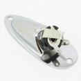 thumbnail image 3 of Swhmc Guitar Pickups Input Jack Chrome Oval Style 0.25-Inches Guitar Pickup Output Plug Socket for Fender Strat, 3 of 4