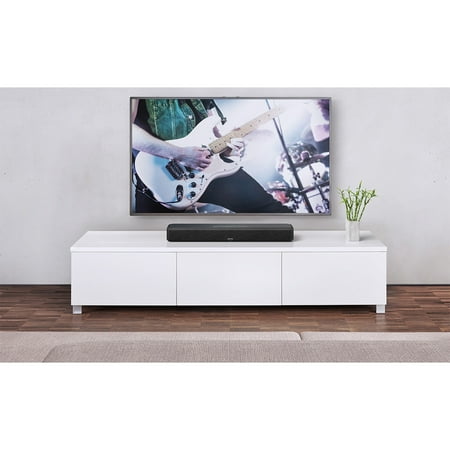 Denon - Home Sound Bar 550 with 3D Audio, Dolby Atmos & DTS:X, Built-in HEOS & Alexa - Black