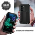 thumbnail image 6 of Allytech Rugged Case for Samsung Galaxy S24 Plus with Screen Protector & Camera Lens Sliding Cover, Anti-Drop Dustproof Hidden Kickstand Heavy Duty Triple-Layer Protection Shell, Black, 6 of 7