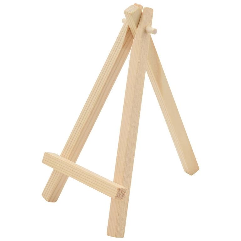 24 Pack 12 Inch Mini Wood Display Easel (H Style