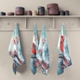 thumbnail image 3 of Coolnut Christmas Bird Kitchen Towels, 18 x 28 Inch Super Soft and Absorbent Dish Cloths for Washing Dishes, 6 PCS Reusable Multi-Purpose Microfiber Hand Towels for Kitchen, 3 of 5