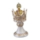 thumbnail image 1 of Porta incienso para conos con tapa, antiguo, elegante, moderno, decorativo. blanco, 1 of 9