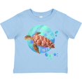 thumbnail image 3 of Inktastic Fort Lauderdale, Florida Swimming Sea Turtle with Bubbles Boys or Girls Toddler T-Shirt, 3 of 5