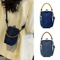 thumbnail image 2 of Retro Messengers Bag for Women Everyday Bag Fashion Crossbody Bag Commuting Bag Phone Bag Denims Shoulder Bag, 2 of 9