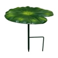 thumbnail image 2 of Estaca metálica con forma de hoja para jardín: adorno decorativo para exteriores, ideal para patios, jardines y macetas., 2 of 6