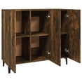 thumbnail image 5 of vidaXL Sideboard Smoked Oak 90x34x80 cm Engineered Wood, 5 of 5