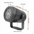thumbnail image 3 of Morttic Christmas Snowflake Light Projector Rotating Snowfall Projector Lamp Indoor Outdoor Holiday Projector Lights for Xmas Wedding Party Garden Landscape Decorative, 3 of 5