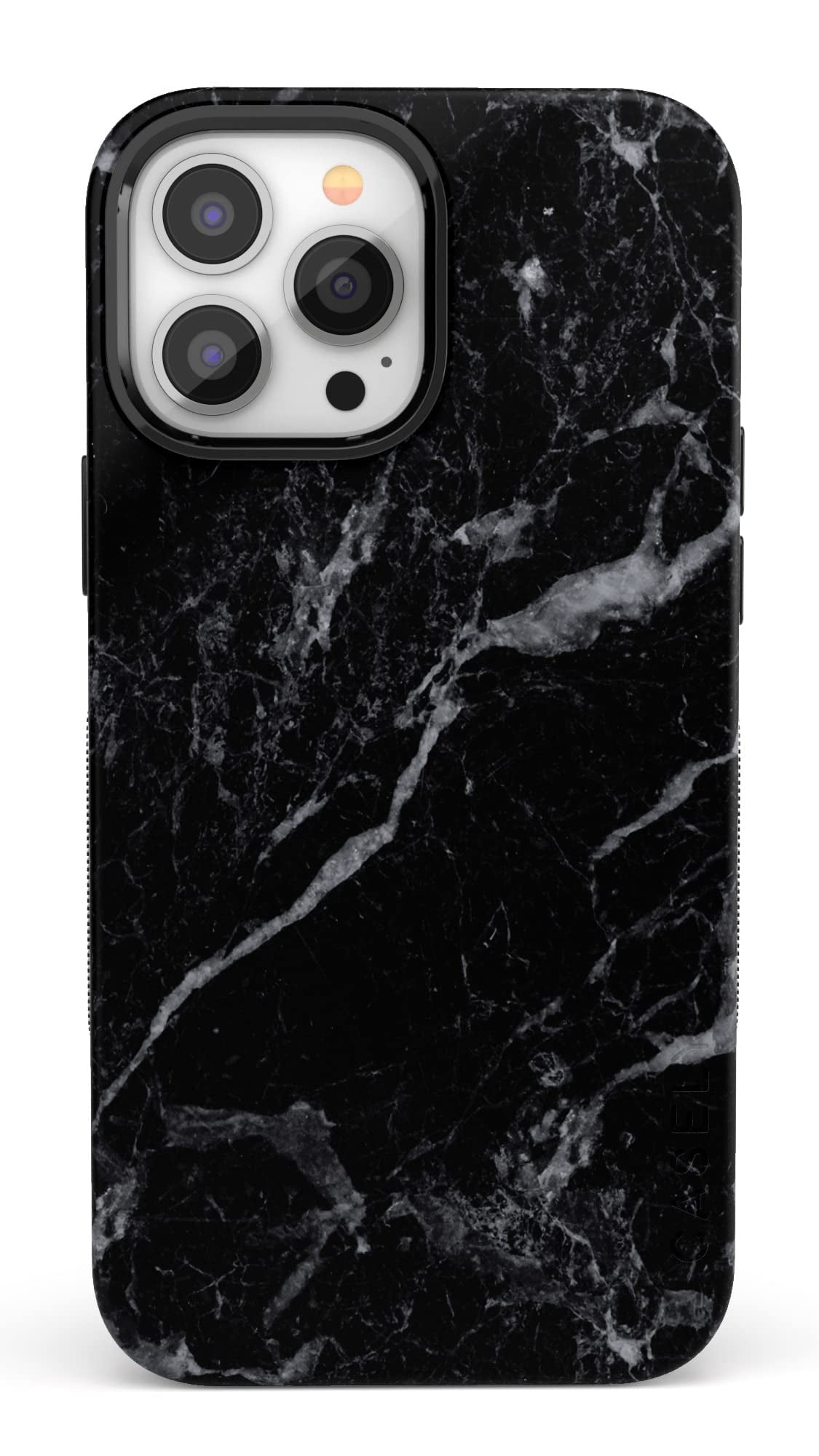 Casely iPhone 14 Pro Max Case Classic Black Marble Case (Bold