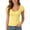 Yellow, variant on KHONTS Women's Short Sleeve T-Shirts Low Scoop Neck Slim Fitted Ribbed Knit Casual Crop Tops Yellow S