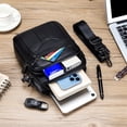 thumbnail image 4 of Bag for Men Crossbody Bag Small Leather Messenger Briefcase Handbag Men Purse | , Small, Leather, Messenger, Men Purse, 4 of 7