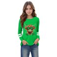 thumbnail image 5 of AUNVITO St. Patrick's Day Fashion Cute Printed Casual Long Sleeve Tops for Boys and Girls, 5 of 5