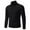 01 Black, variant on Awdenio Sweaters for Men Quarter Zip Cable Knit Mock Neck Sweater Soft Casual Pullover Sweater with Ribbing Edge