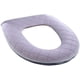 thumbnail image 2 of Funda para asiento de inodoro de baño, cojín suave, funda de tela lavable en caliente para inodoro, se adapta a todos los asientos de inodoro ovalados, 2 of 6