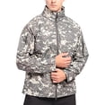 thumbnail image 2 of LSLJS Men's Warm Fleece Skin Soft Outdoor Jacket Camouflage( Camouflage, L), 2 of 9