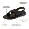 thumbnail image 6 of Elan Buckle - Leather Thick Strap Sandal - Womens Sandals, 6 of 6