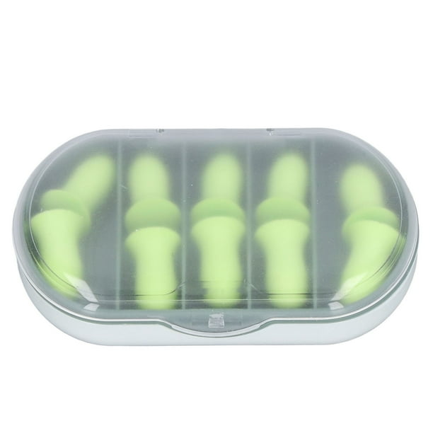 Taponas para la oreja para dormir, tapons para la la oreja de concierto suaves cómodas ampliamentas utilizadas 10 piezas para viajar para dormir para estudiar