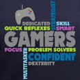 thumbnail image 3 of CafePress - Gamers T Shirt - Women's V-Neck Dark T-Shirt, 3 of 4
