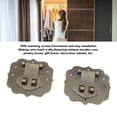 thumbnail image 3 of Antique Jewelry Box Hasp Latch, Retro Bronze Decorative Lock with Matching Screws for Wooden Case, Zinc Alloy Material, 3 of 7