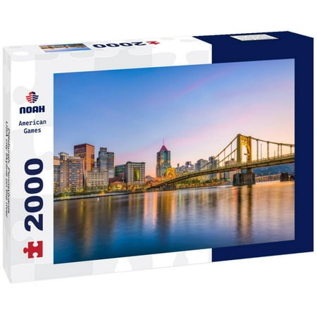 Noah Jigsaw Puzzle Pittsburgh, Pennsylvania, USA city skyline on the river 2000 pieces