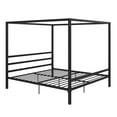 thumbnail image 4 of DHP Modern Metal Canopy Bed, King, Black, 4 of 9