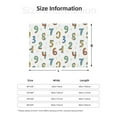 thumbnail image 2 of Throw Blanket for Couch, Math number Print cartoon Super Soft Fuzzy Comfy Warm Throw Blanket, Cuteness Lightweight Cozy Plush Flannel Blanket & Throws for Sofa and Bed All Season, 2 of 5