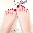 thumbnail image 2 of Decoración de Uñas Artificial 24 Unids/Caja Patrón De Flores ANGGREK Falso Nail Art Tip 1# Modelo Base, 2 of 7