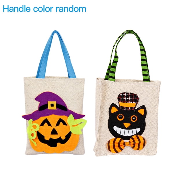 Bolso temático de Halloween para niños Bolso de hombro Fiesta de días festivos Niños Bolsa de almacenamiento de dulces, Tipo 14 Jumpingount HA9207-14B
