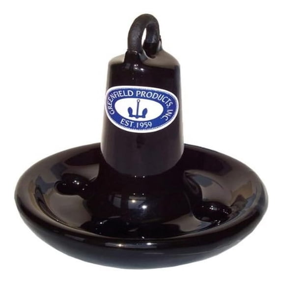 Greenfield 508B Vinyl Coated Mushroom Anchor - Black, 8 lb.