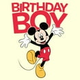 thumbnail image 2 of Men's Mickey & Friends Happy Birthday Boy Graphic Tee Beige Large, 2 of 4