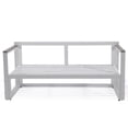 thumbnail image 5 of LeisureMod Chelsea White Sectional With Adjustable Headrest & Coffee Table With Cushions, 5 of 15