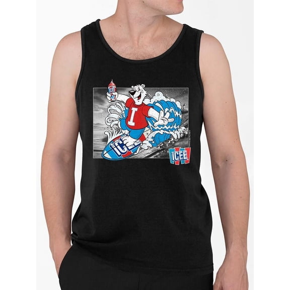 Surfing Cool ICEE Bear - Arctic Wave Chill Graphic Men's Tank Top