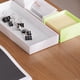 thumbnail image 5 of Caja de almacenamiento de papel para mensajes Ficarrico, caja de notificación de color plástico, caja para tarjetas de presentación, caja de calcomanías para mensajes, 5 of 5