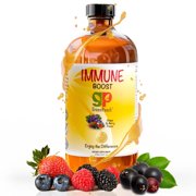 GreenPeach Immune Syrup with Elderberry juice for Kids and Adults with Organic Ingredients