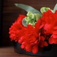 thumbnail image 3 of BalsaCircle 84 Chrysanthemum Mums Balls Silk Wedding Flowers Red, 3 of 8