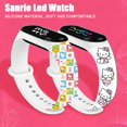 thumbnail image 3 of Reloj Digital Hello Kitty Anime Sanrio Melody estudiante pulsera LED electrónica de silicona juguetes rompecabezas para niños regalos de cumpleaños, 3 of 5
