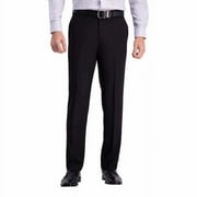 Haggar Men's comfort super flex stretch Performance Pant Black Size 32X30