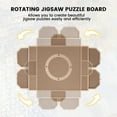 thumbnail image 2 of 1000 Piece Rotating Jigsaw Puzzle Board, 35x27 Inch Portable Wooden Jigsaw Puzzle Table for Adults, 2 of 7