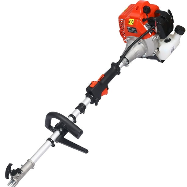 Gas Powered Snow Sweeper, 52cc 2 Stroke Walk Behind Handheld Broom