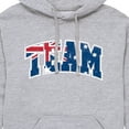 thumbnail image 3 of Instant Message - Team Australia - Men's Pullover Hooded Fleece Sweatshirt, 3 of 6