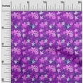 thumbnail image 1 of oneOone Cotton Silk Violet Fabric Batik Sewing Material Prints Fabric By The Yards 42 Inches Wide, 1 of 1