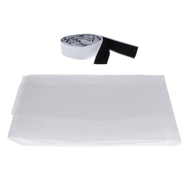 Mosquitera Para Ventana, Mosquitera Magné Para Tamaño De Ventana De Bricolaje Blanco_150x130cm Gloria Mosquitera con ventana Magic Snap