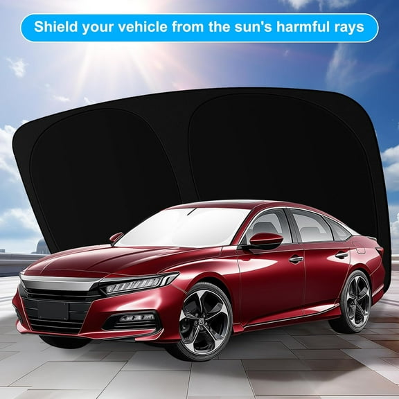 Auto Windschutzscheibe Sonnenschutz  2018-2025 For Honda Accord Frontscheibe Sonnenblende Reflektor 210T blockiert UV-Strahlen Faltbarer Sonnenschutz Auto