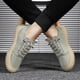 thumbnail image 5 of Nuevos zapatos de tela elástica Zapatos casuales para hombres Zapatos de tela de seda de hielo transpirable Wmkox8yii 123q1600, 5 of 9