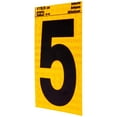 thumbnail image 5 of HY-KO 4" Yellow Self-Adhesive Reflective Number 5, 5 of 8
